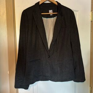 Charcoal Dark grey suit jacket